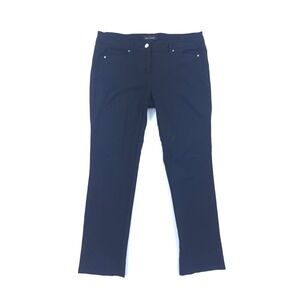 White House Black Market Women Pants Slim Leg 6S Black Stretch Professional